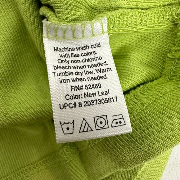 White Stag Womens Green Long Sleeve Top Size 12/14 Lightweight Cotton Blend - Picture 5 of 7